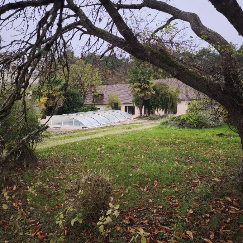 Immobilier Villefranche sur cher – Belle demeure avec piscine.