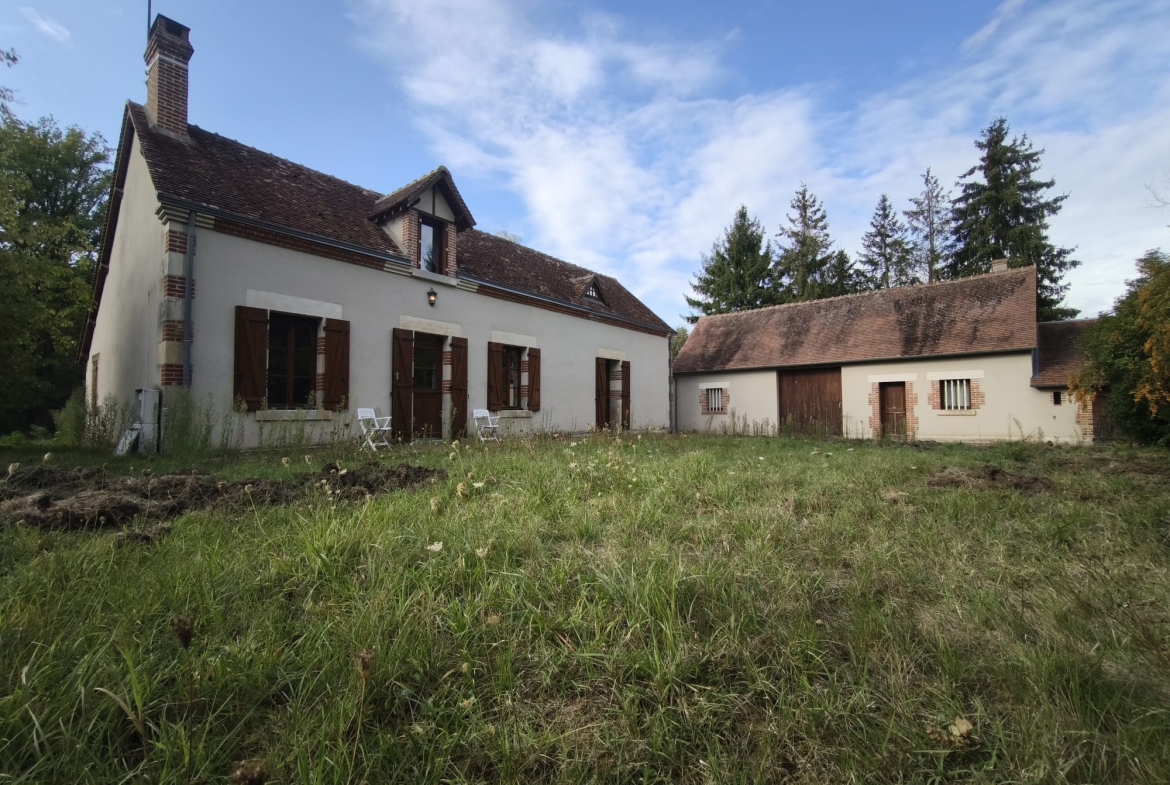 Immobilier Theillay – Longère sur 15511m² de terrain.